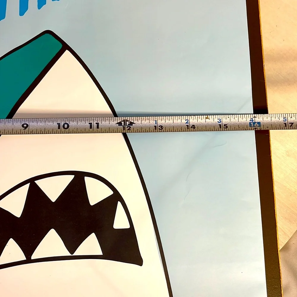 XL Shark Birthday Gift Bags set of 6